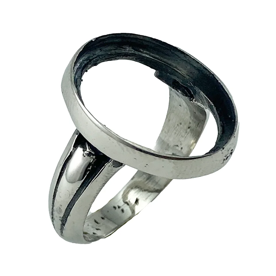 رکاب انگشتر مردانه نقره روسی (RN29)